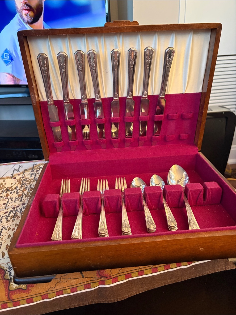 Vintage Art Deco Lido Silver Plated Flatware
W.A.Rogers 1938